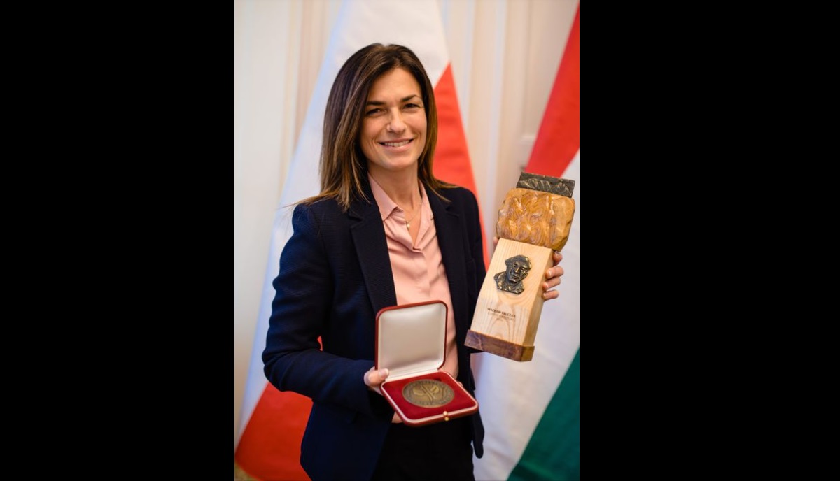 Varga Judit: Megtiszteltetés, hogy első magyarként vehettem át a díjat