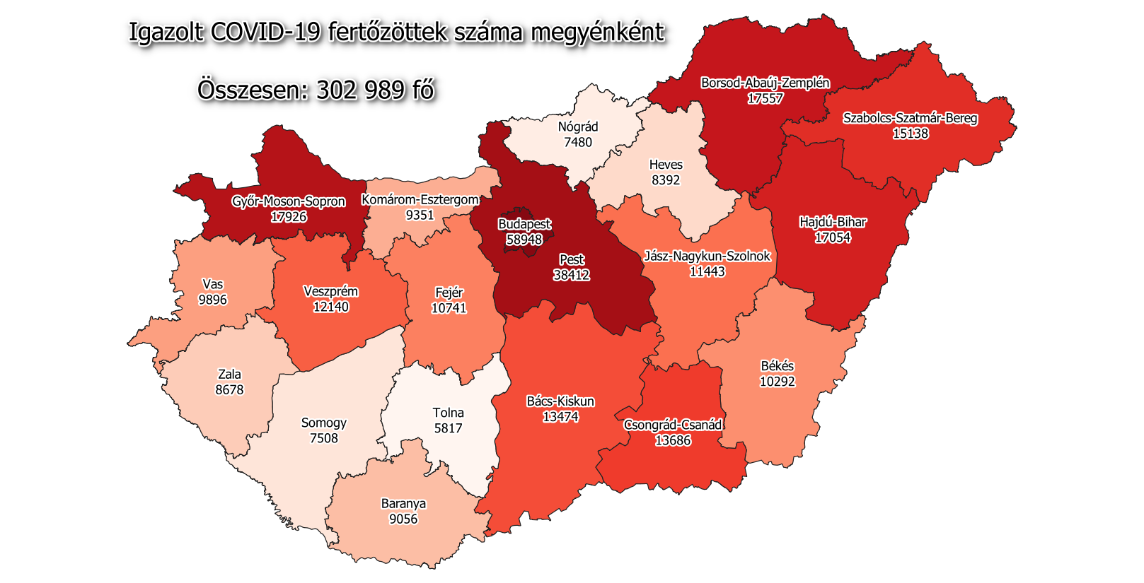 Háromezer alatt az új fertőzöttek száma hazánkban