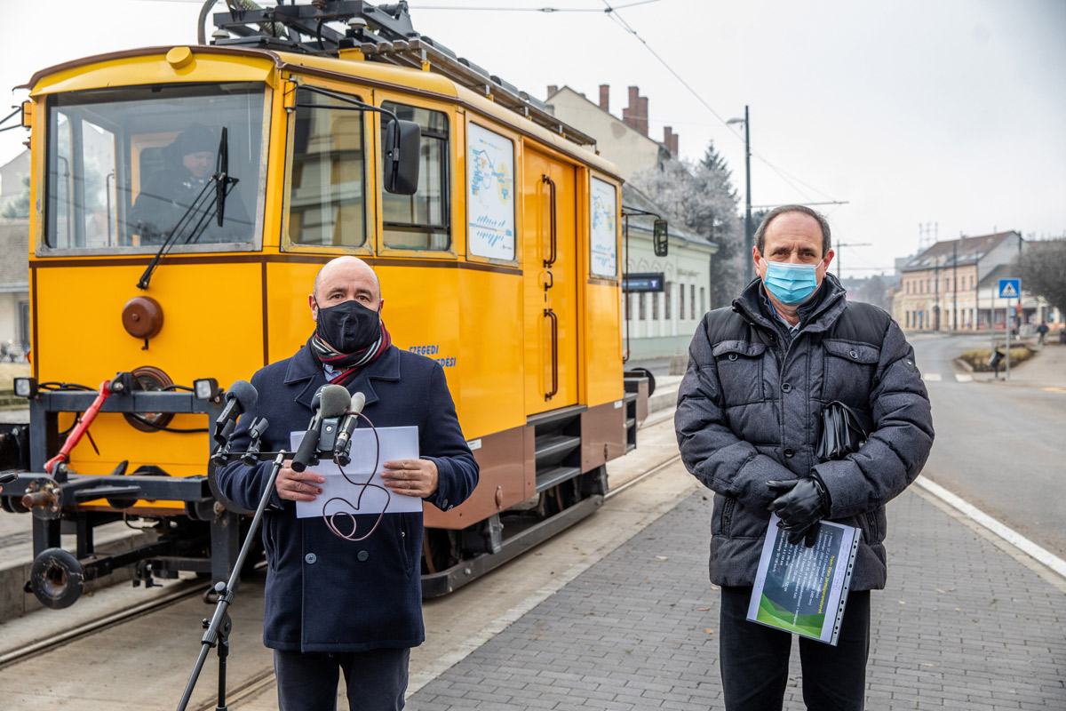 Elkezdődött a hódmezővásárhelyi villamosvonal tesztelése