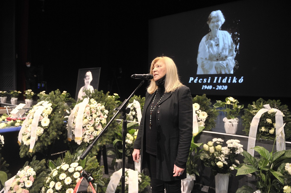 Végső búcsút vettek Pécsi Ildikótól