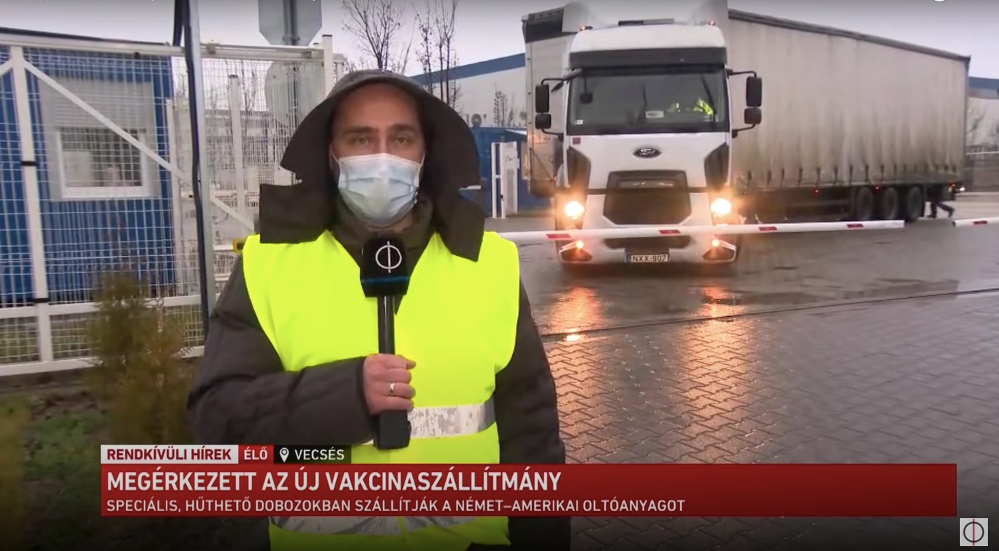 Újabb vakcinaszállítmány érkezett Magyarországra