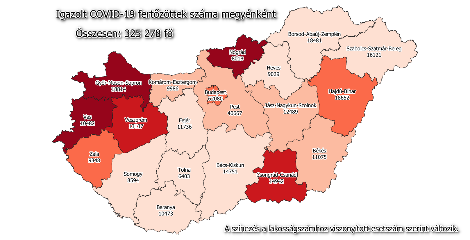 Az év első napjára sem csökkent az új fertőzöttek száma