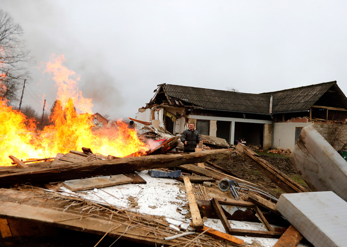 Katasztrófa sújtotta területté nyilvánítottak három horvát megyét