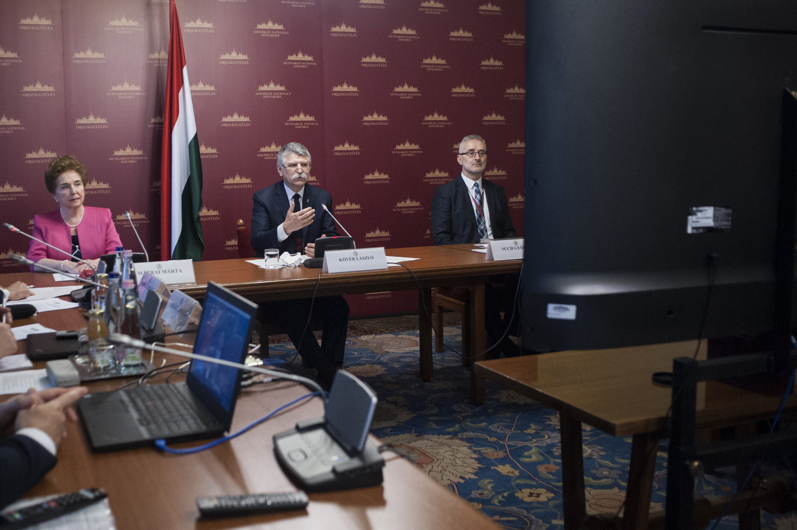 Kövér László online megbeszélést folytatott kínai kollégájával