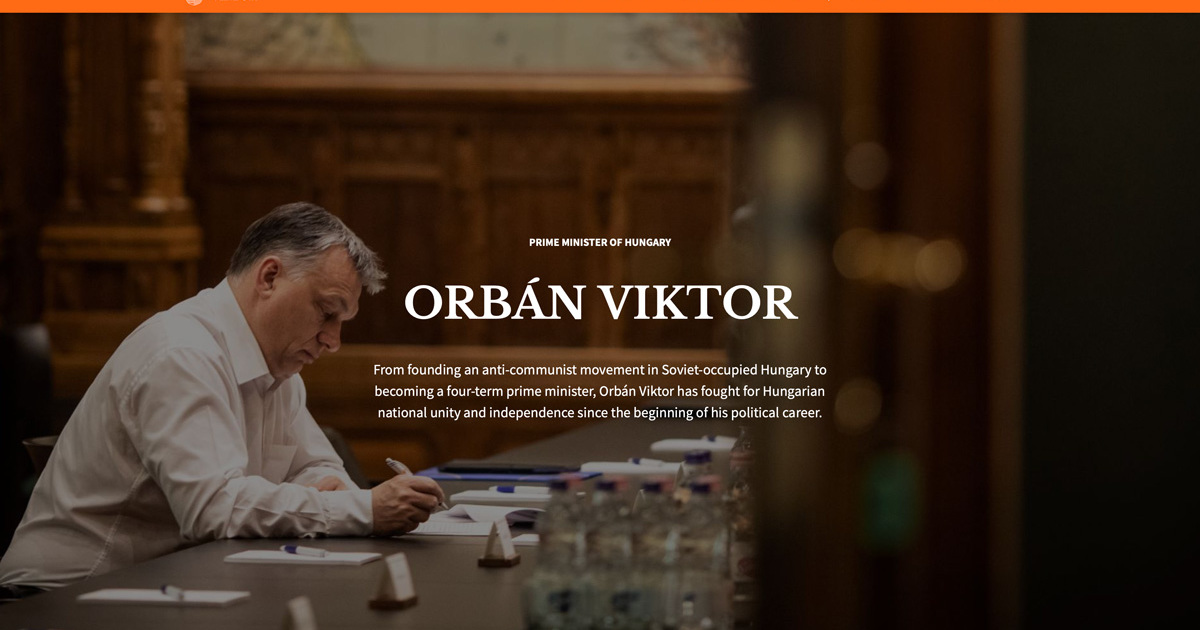 Elindult Orbán Viktor angol nyelvű honlapja | Demokrata