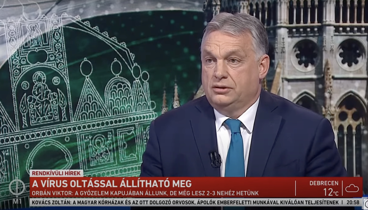 Orbán Viktor: Egyetlen orvosság van a vírus ellen, az oltás
