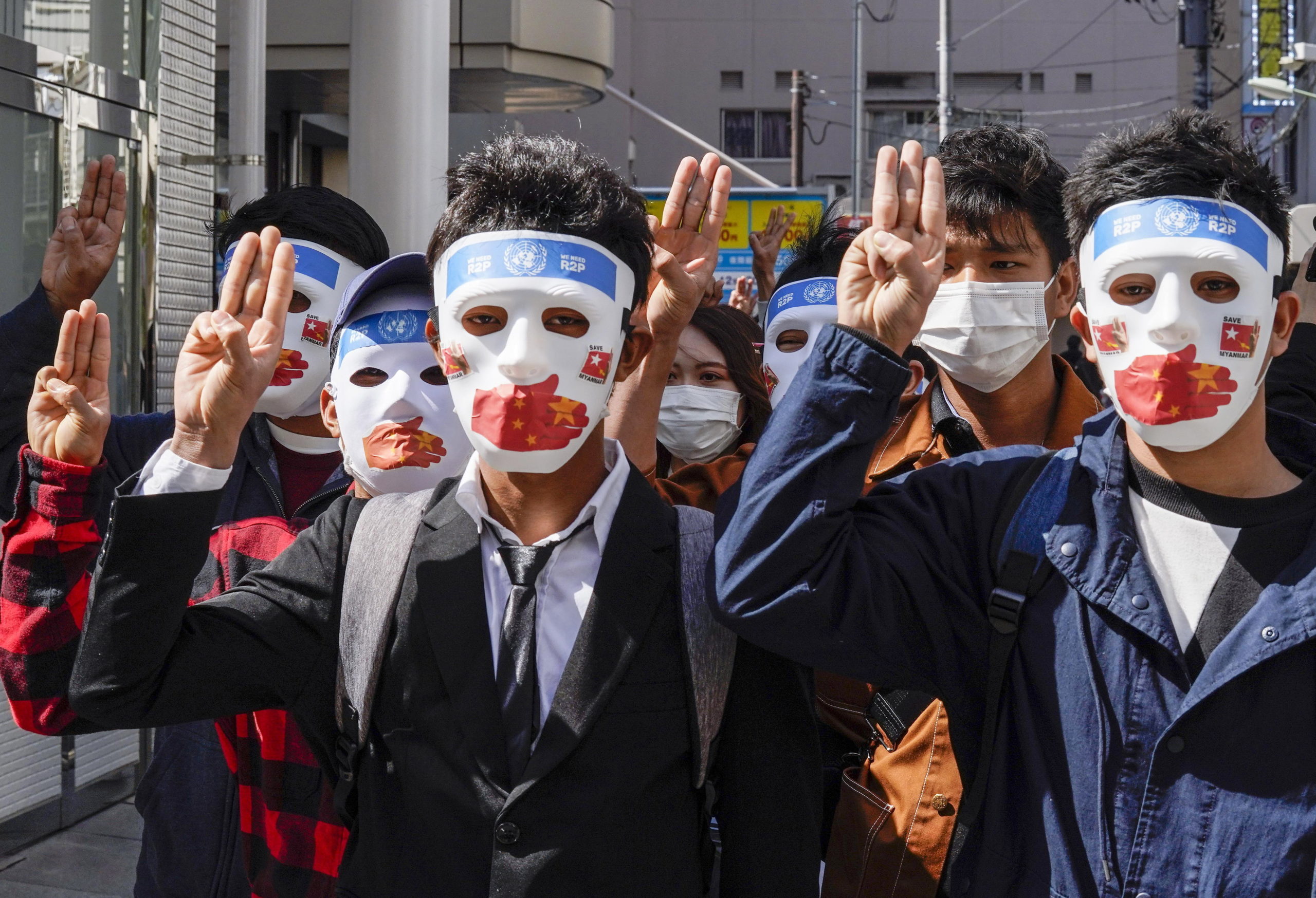 Mianmari puccs – Japán