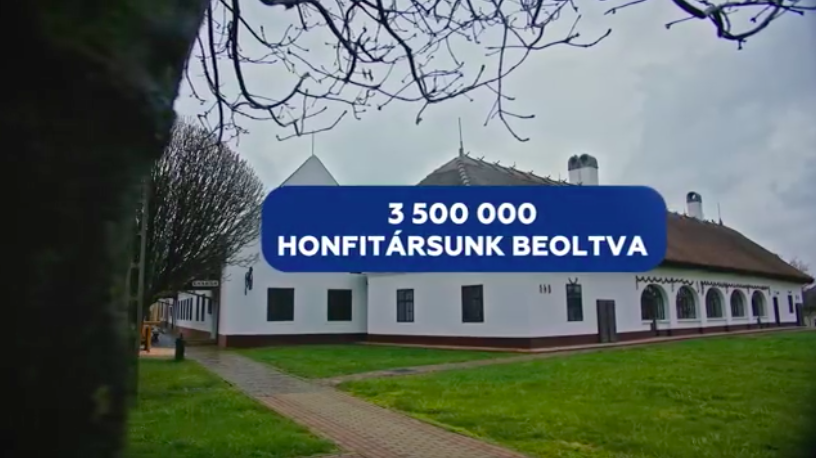 Elértük a 3,5 milliós beoltottságot!