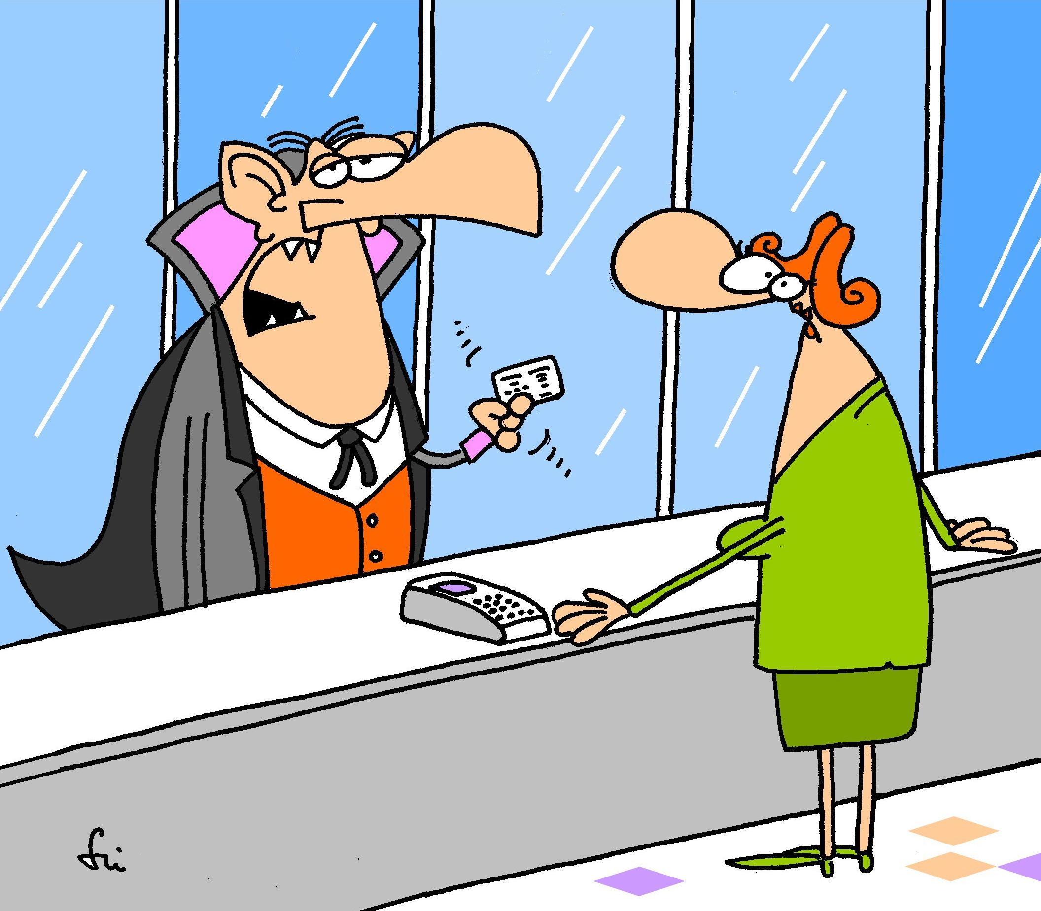 Érdeklődő vámpír