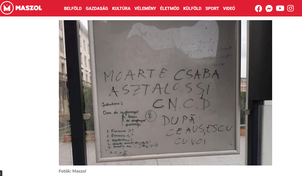 Halálos fenyegetést kapott Asztalos Csaba