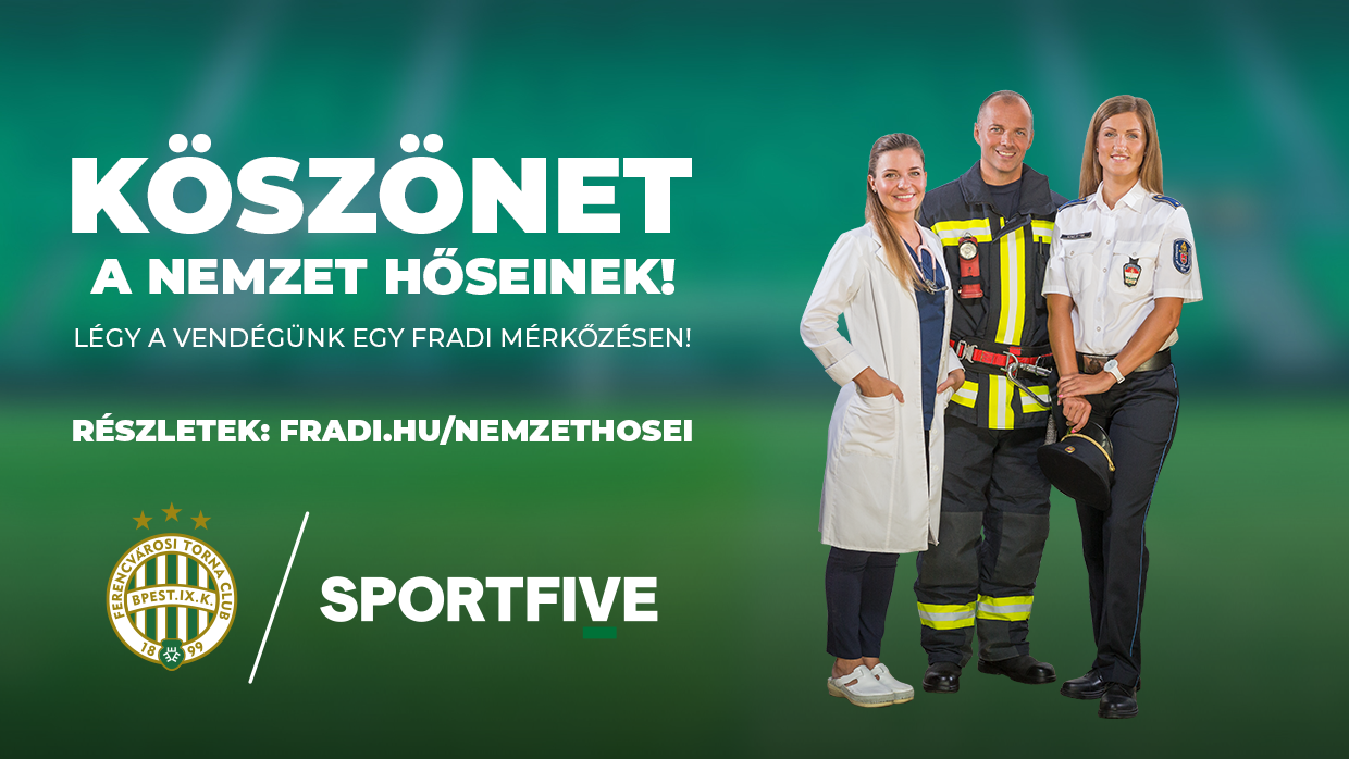 A Fradi elindítja a „Nemzet Hősei” kezdeményezést