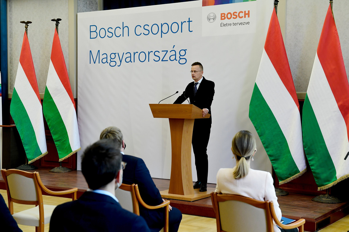 Regionális szolgáltatóközpontot hoz létre a Bosch Magyarországon