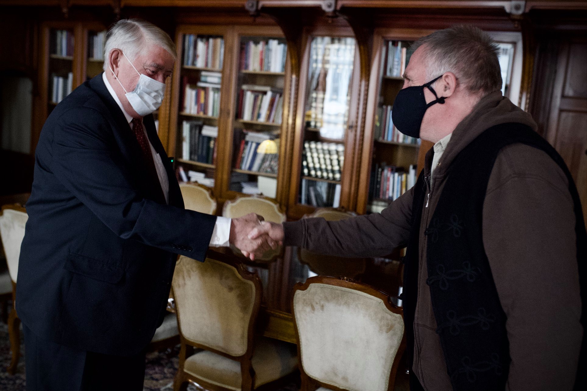 Böjte Csaba meglátogatta Kásler Miklóst