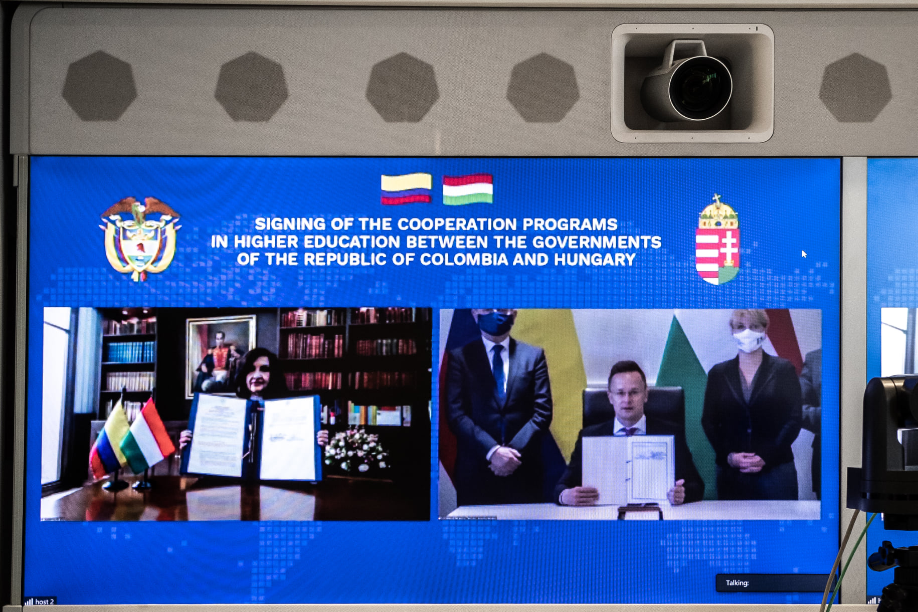 Több megállapodást írt alá Magyarország és Kolumbia külügyminisztere