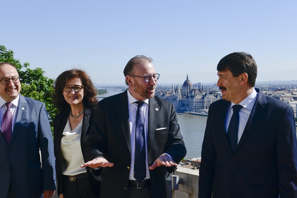 Áder János fogadta az Európa Tanács parlamenti közgyűlésének elnökét