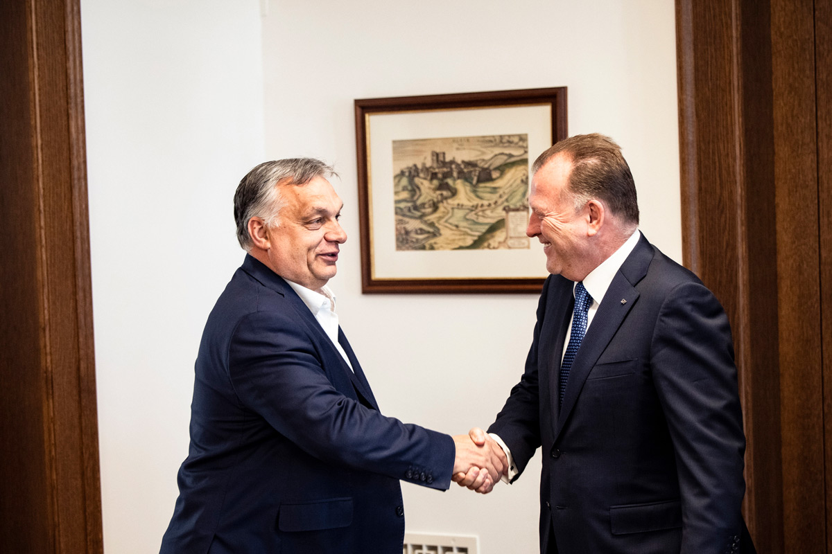 Orbán Viktor a Nemzetközi Judo Szövetség elnökét fogadta