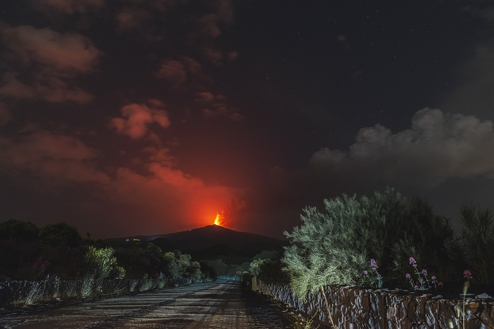 Vulkánkitörés Olaszországban