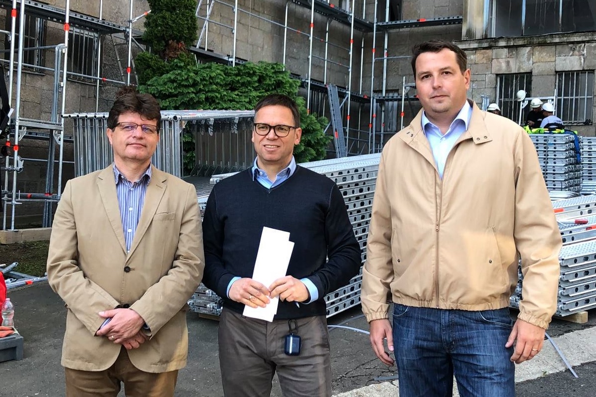 Megújul a Kútvölgyi Kórház homlokzata