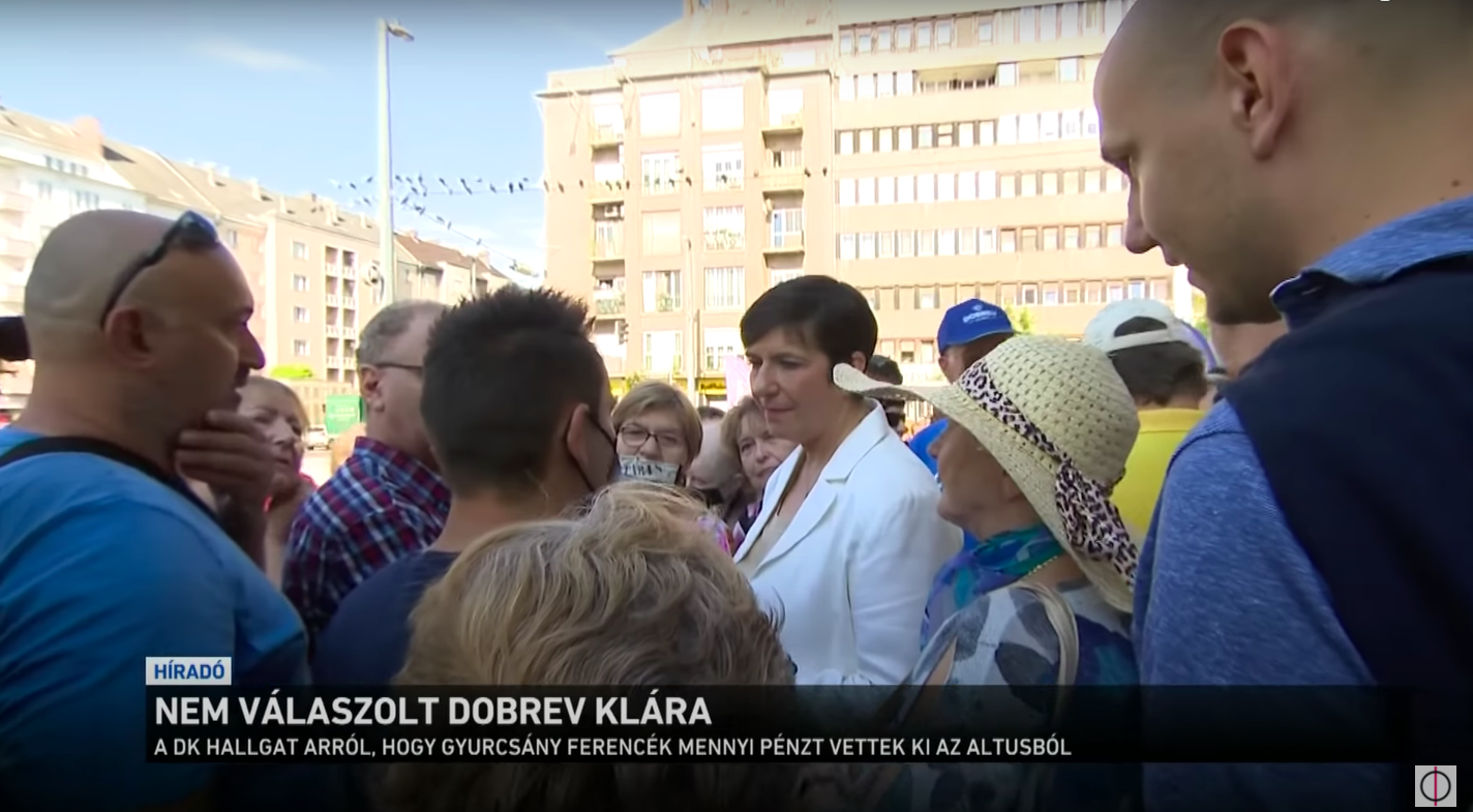 Nem válaszolt Gyurcsányné az M1 kérdésére (Videó)