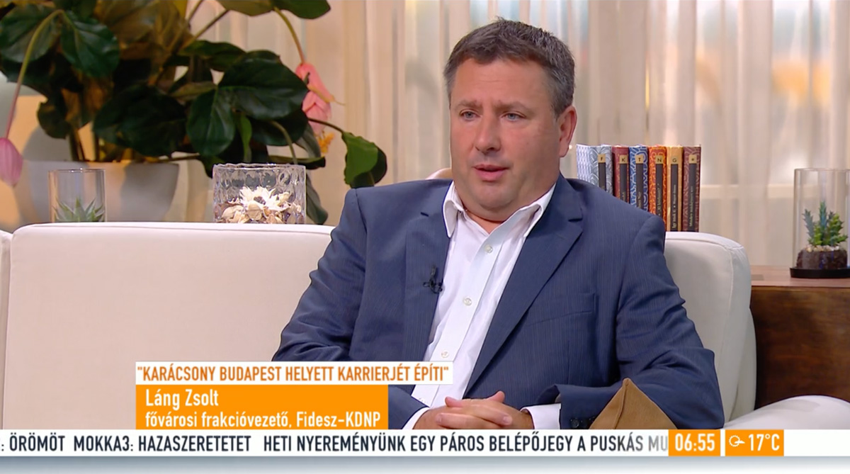 Láng Zsolt: ha Karácsony időben intézkedik, már kész lenne a Lánchíd