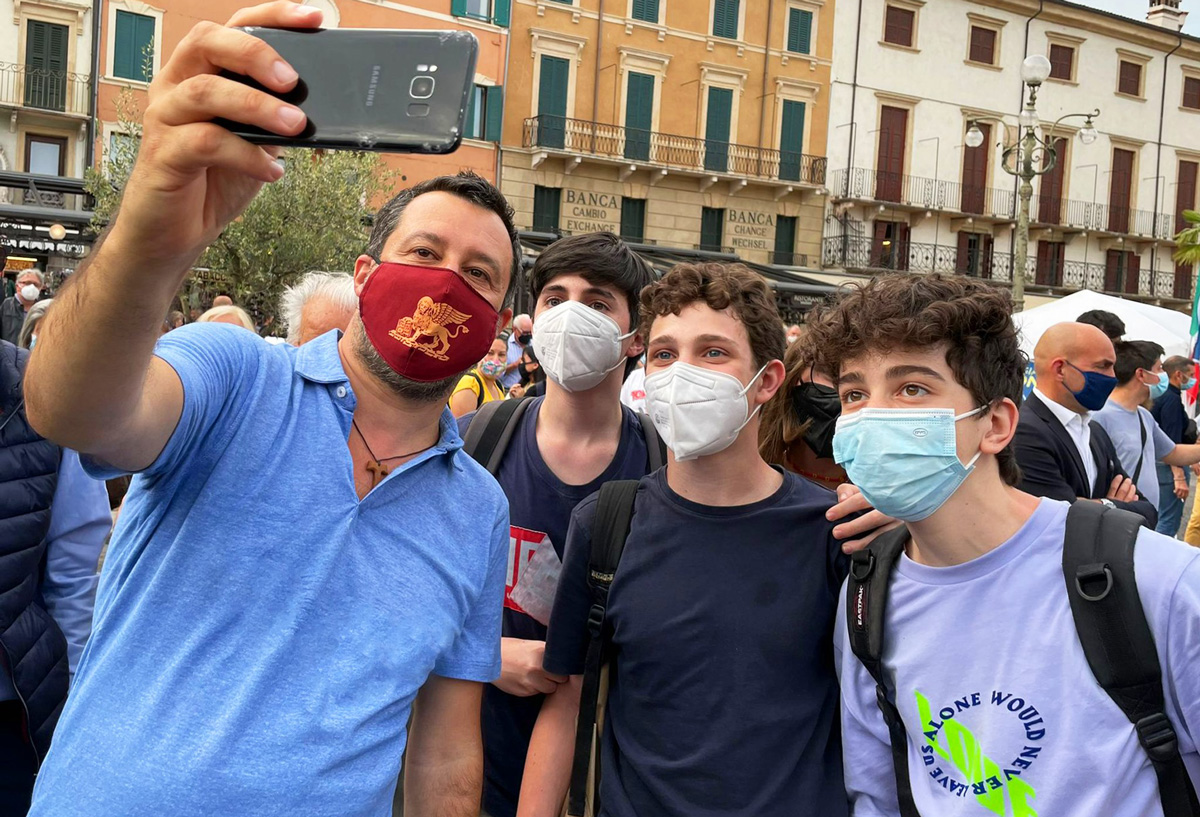 Matteo Salvini országos megmozdulásra szólította fel a jobboldalt