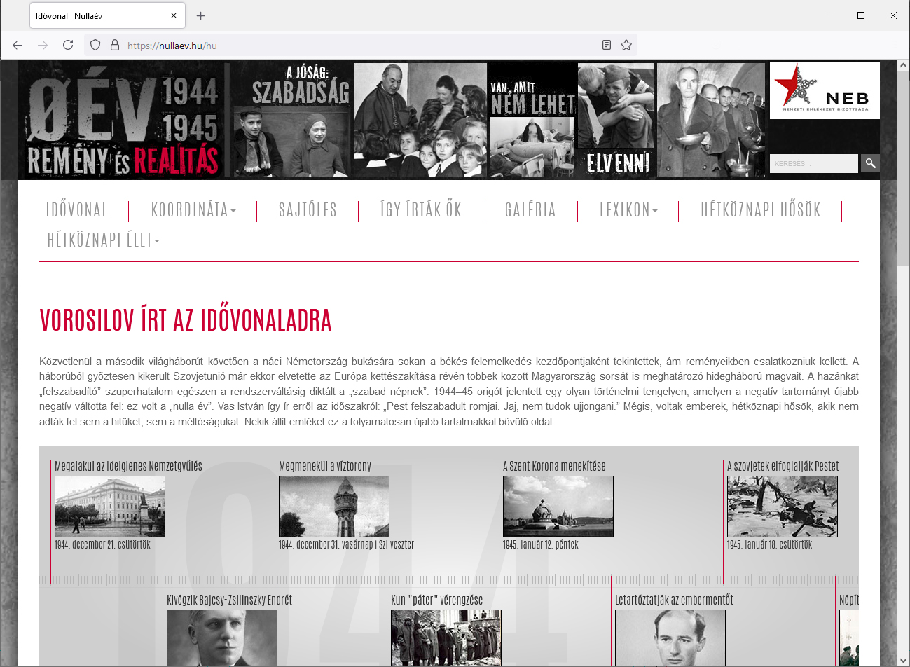 Amikor elkezdődött mai világunk