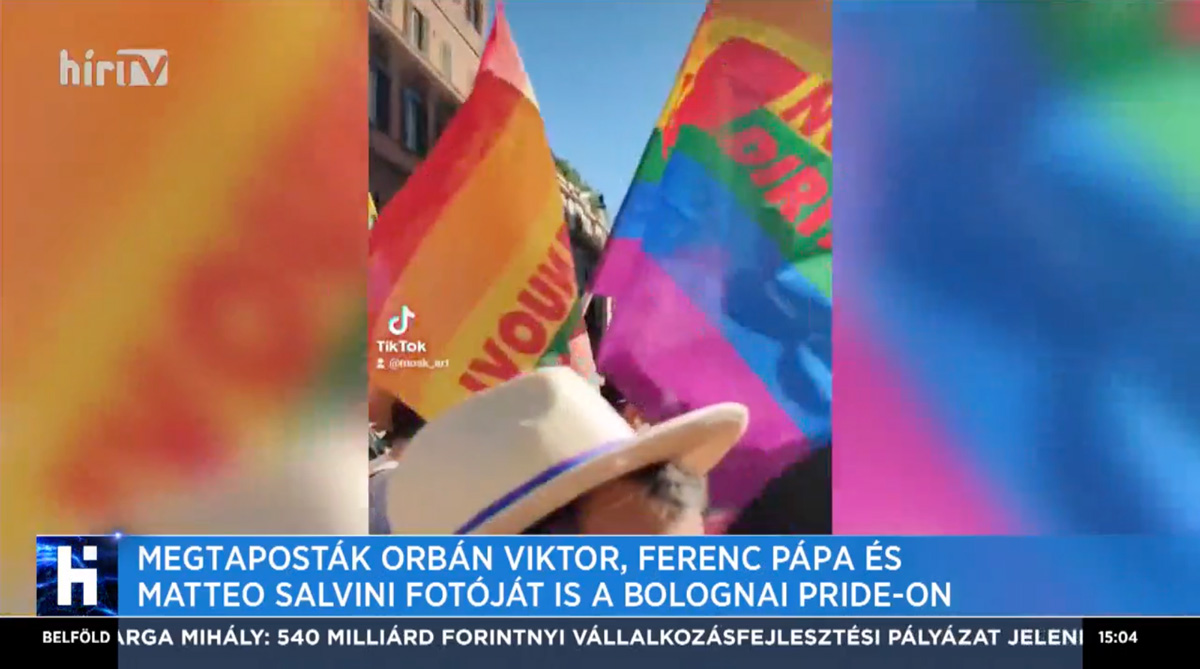 Megtaposták Orbán Viktor fotóját az egyik európai pride-on