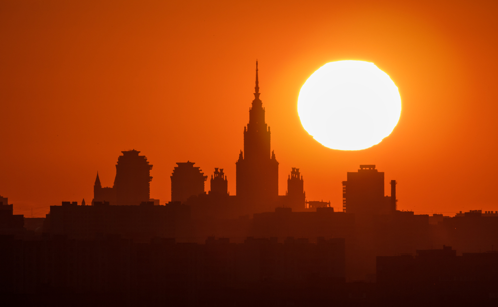 Melegrekordot mértek Moszkvában és Szentpéterváron