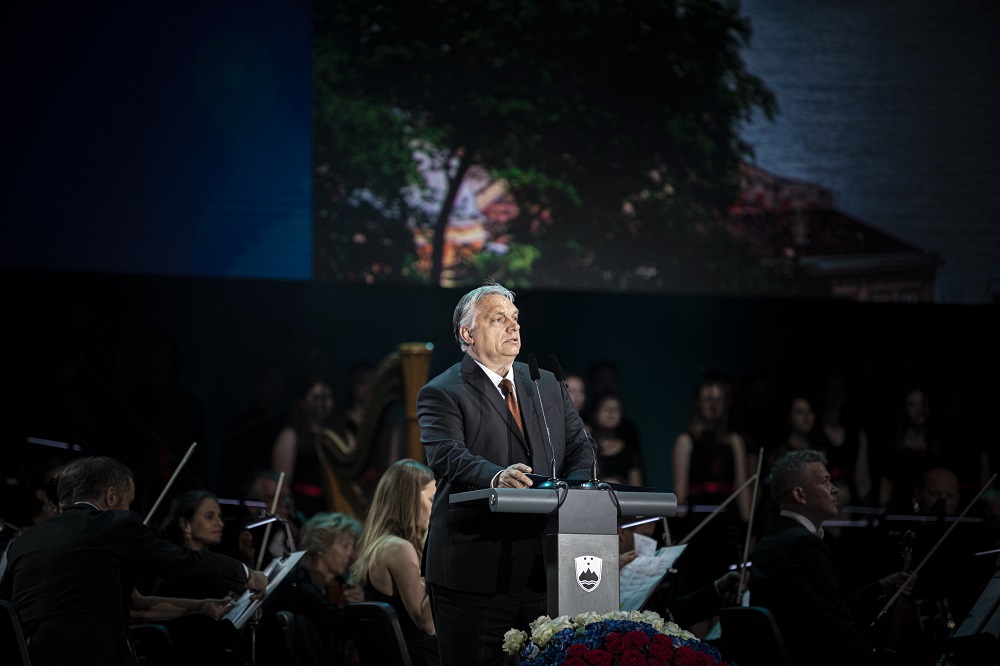 Orbán Viktor: Isten áldja Szlovéniát!
