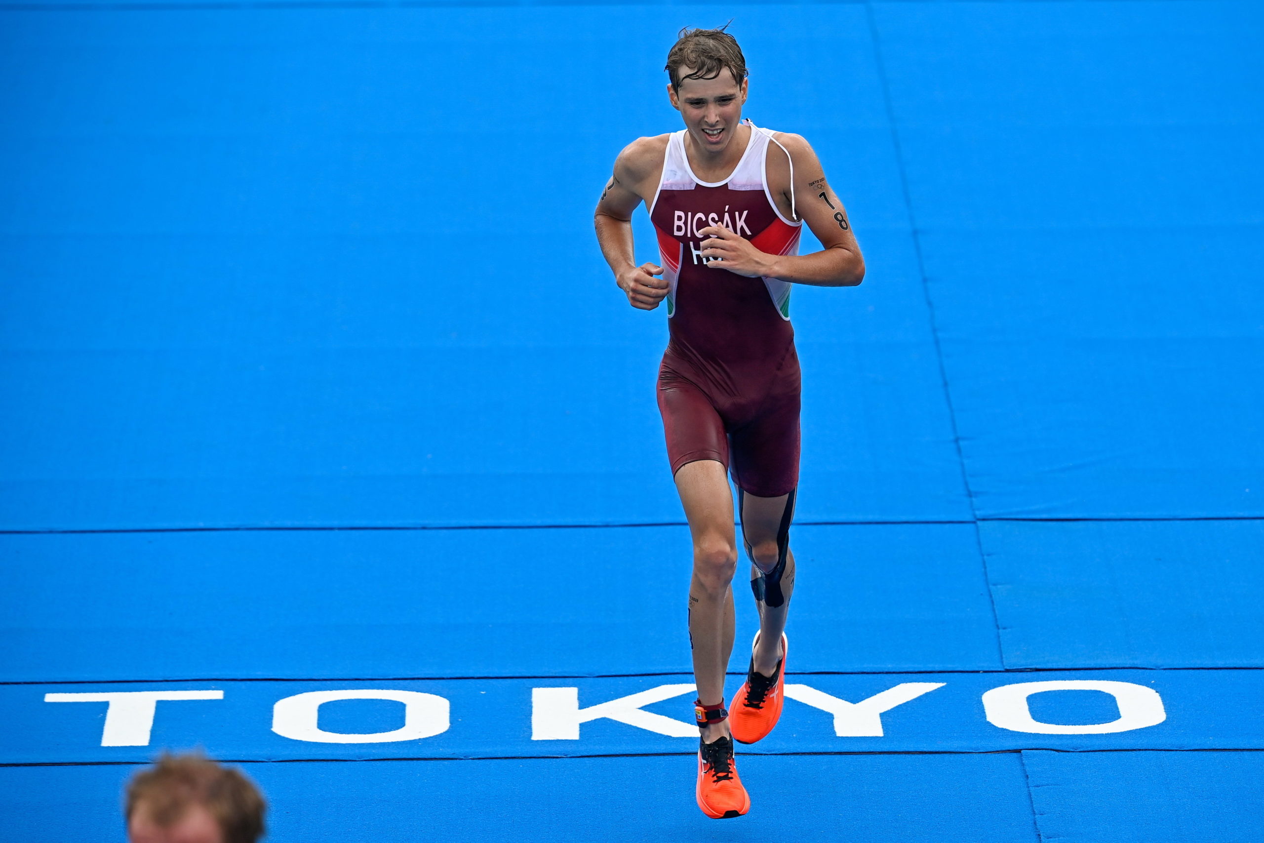 Bicsák Bence hetedik lett a férfi triatlonosok versenyében