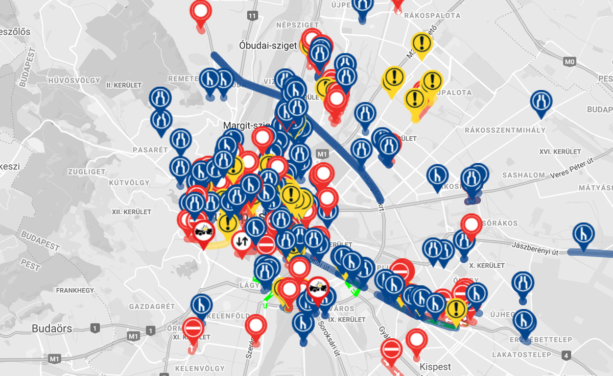 Mától még nehezebb közlekedni az így is dugóktól fuldokló Budapesten