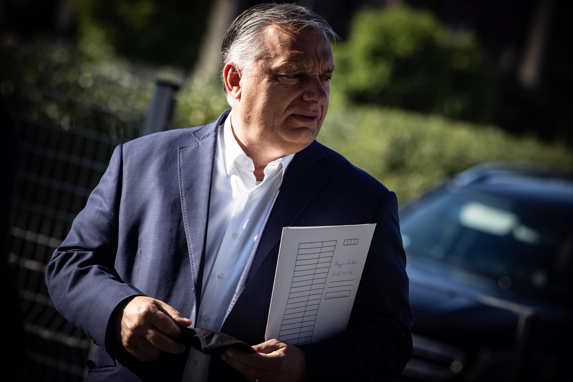 Egy kislánynak adott villáminterjút Orbán Viktor