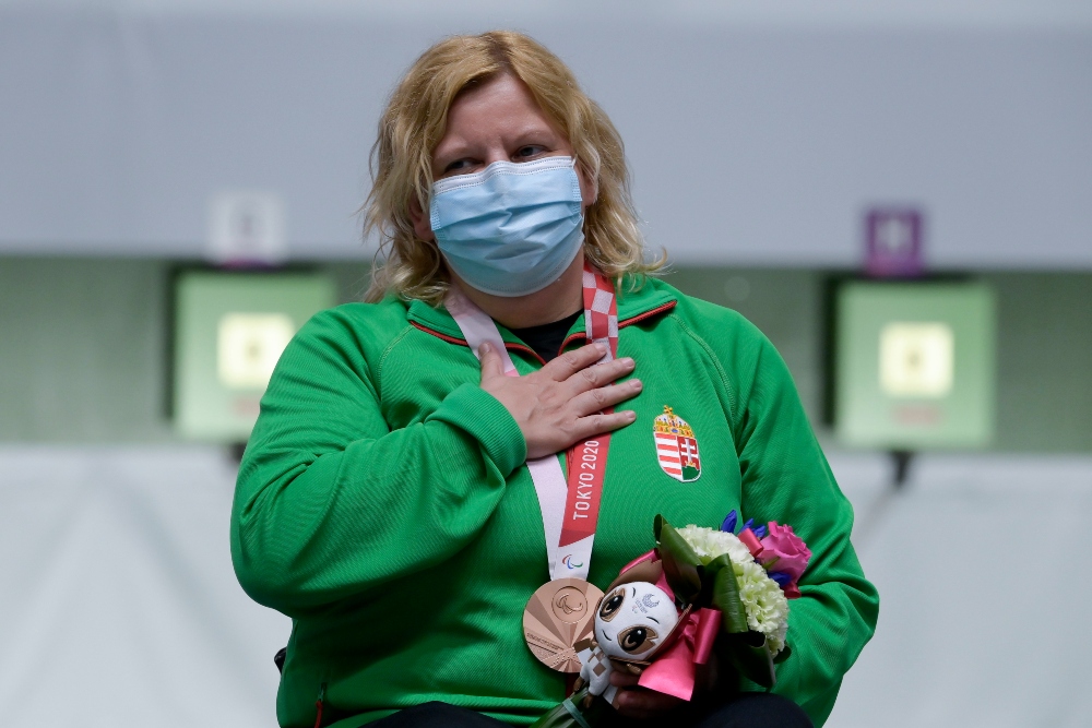 Bronzérmet nyert női sportlövészetben Dávid Krisztina a paralimpián