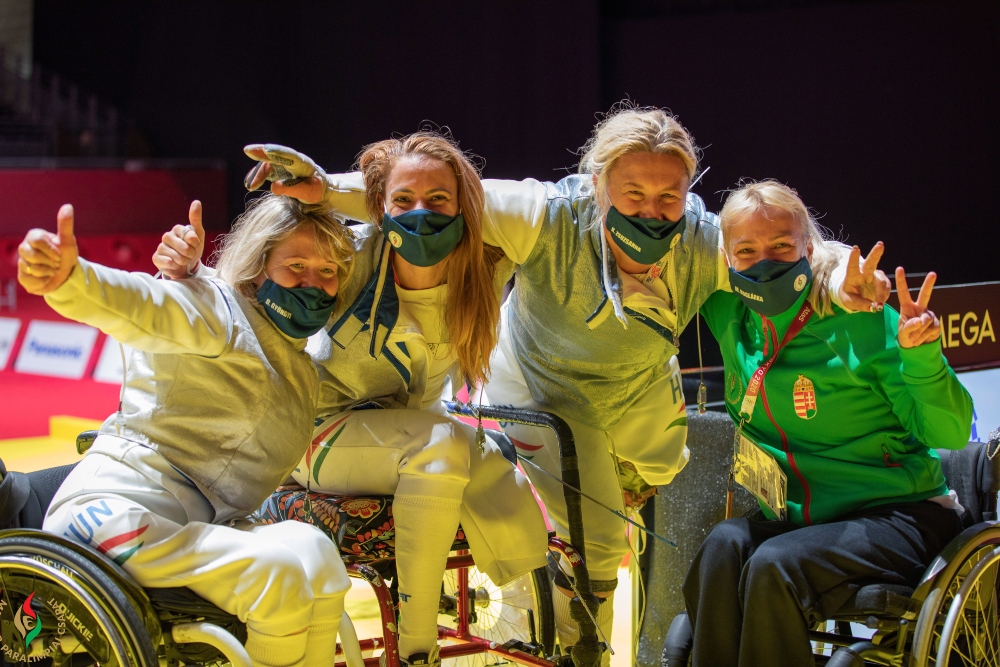 Bronzérmet nyert a magyar női tőrcsapat a paralimpián