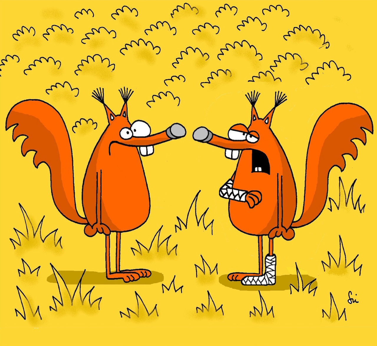 Mint a mókus fenn a fán...