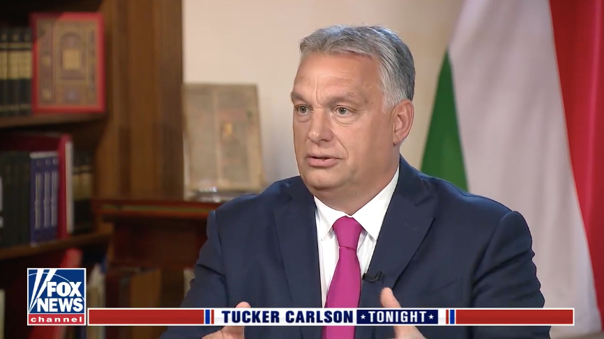Orbán Viktor interjúja Tucker Carlsonnal