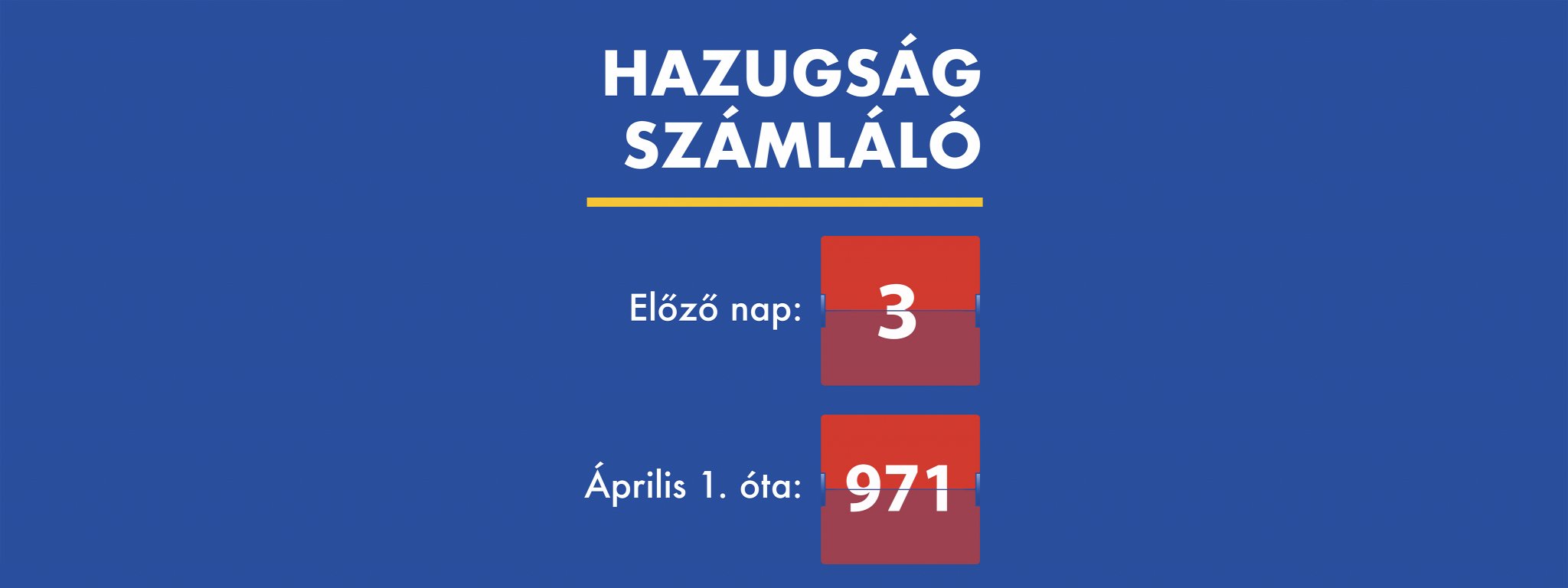 Lassan ezer ellenzéki hazugság április óta