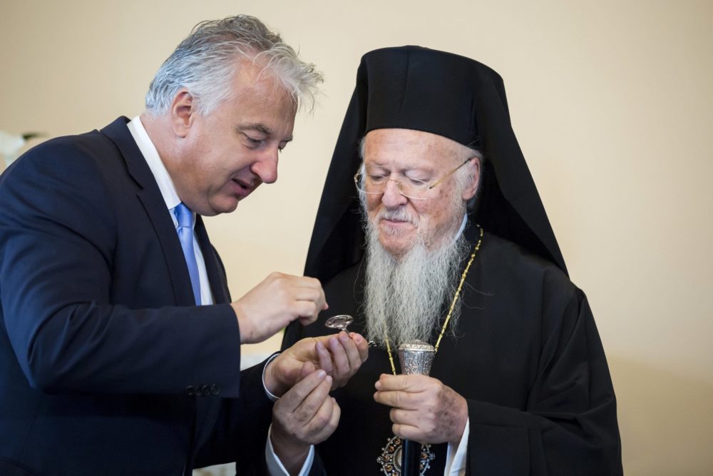 I. Bartolomaiosz konstantinápolyi pátriárkával találkozott Semjén Zsolt