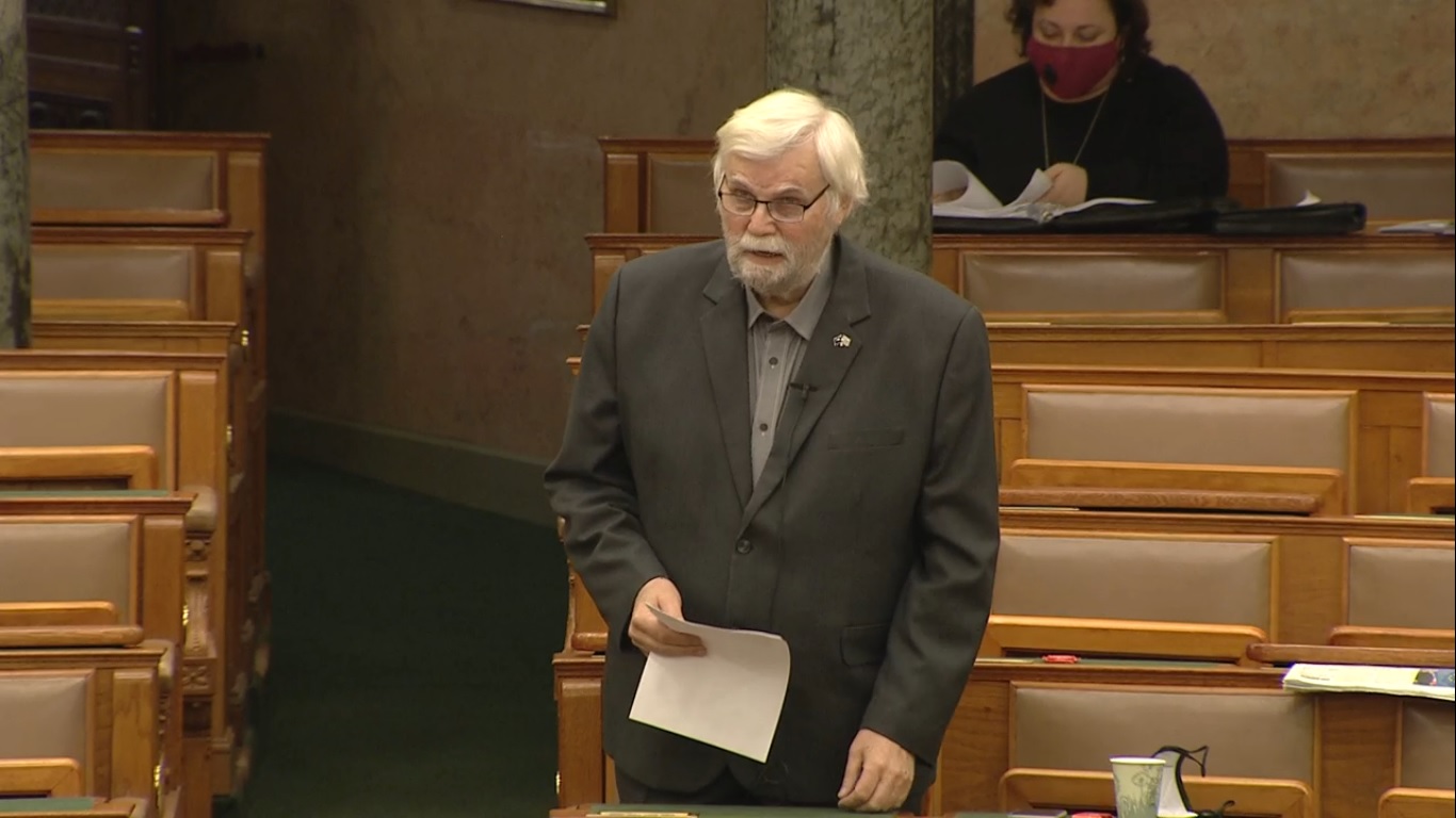 A Napkeltés időkre emlékeztette a méltatlankodó Mellár Tamást Dömötör Csaba