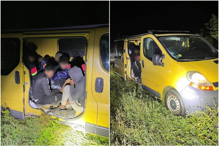 Két embercsempészt és huszonhat migránst tartóztattak föl Apostagnál