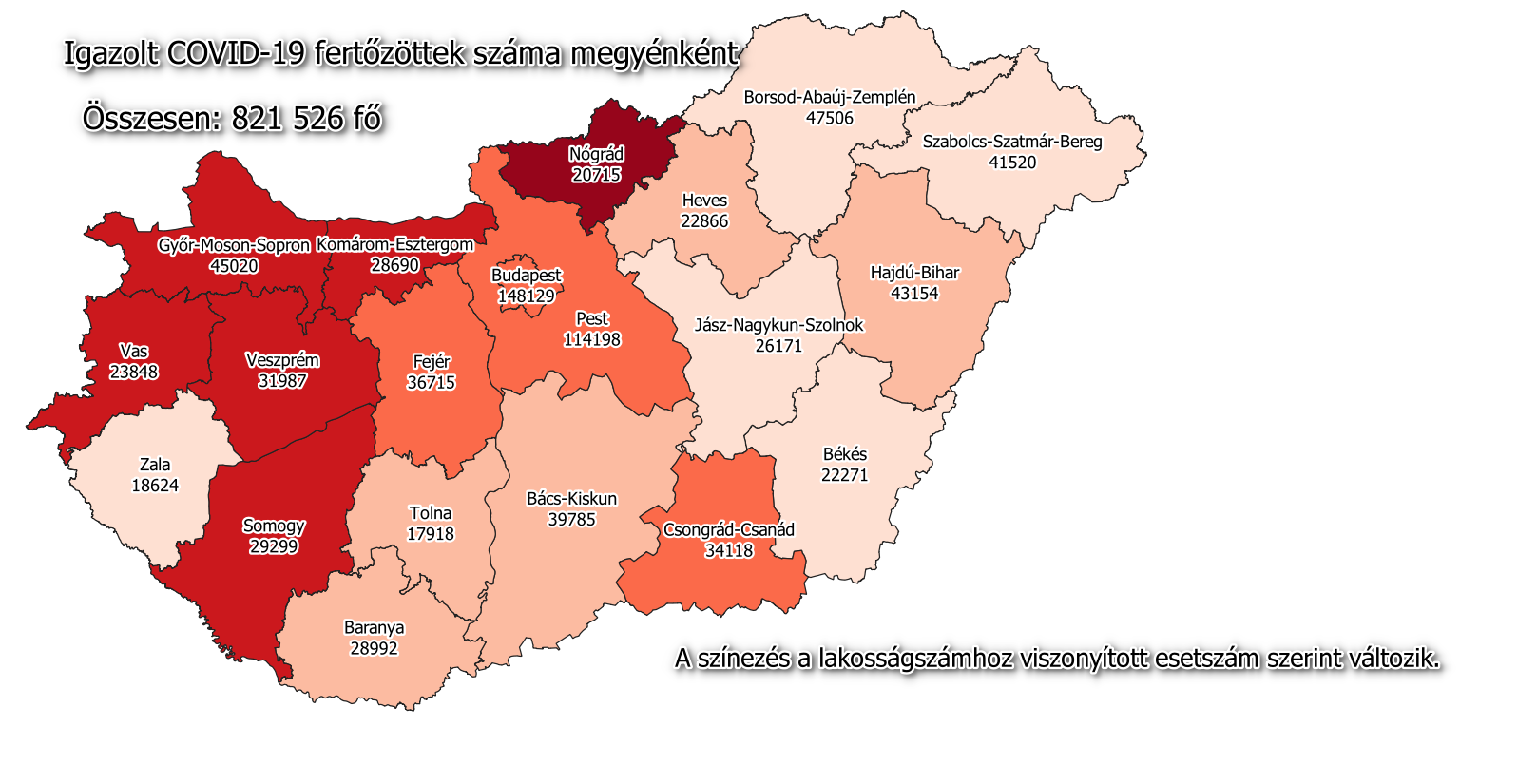 Hétfőn 265 új fertőzöttet regisztráltak