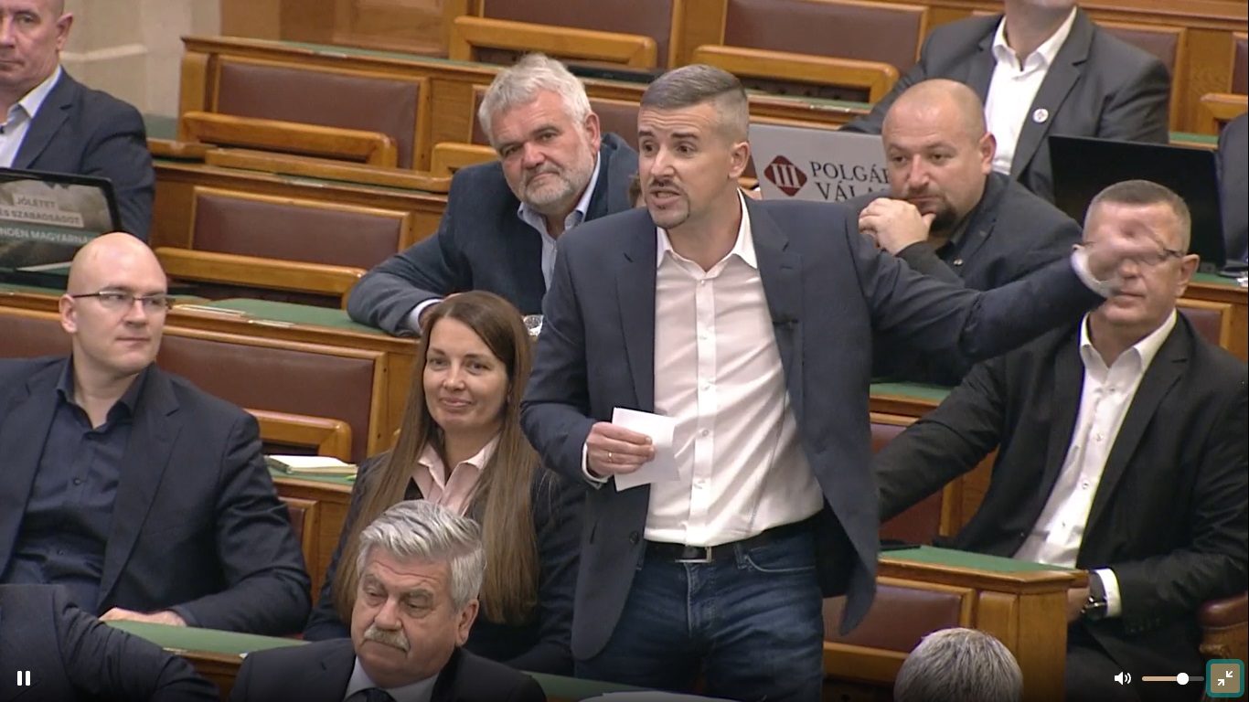 A Békemenetet ócsárolta az Országgyűlésben Jakab Péter