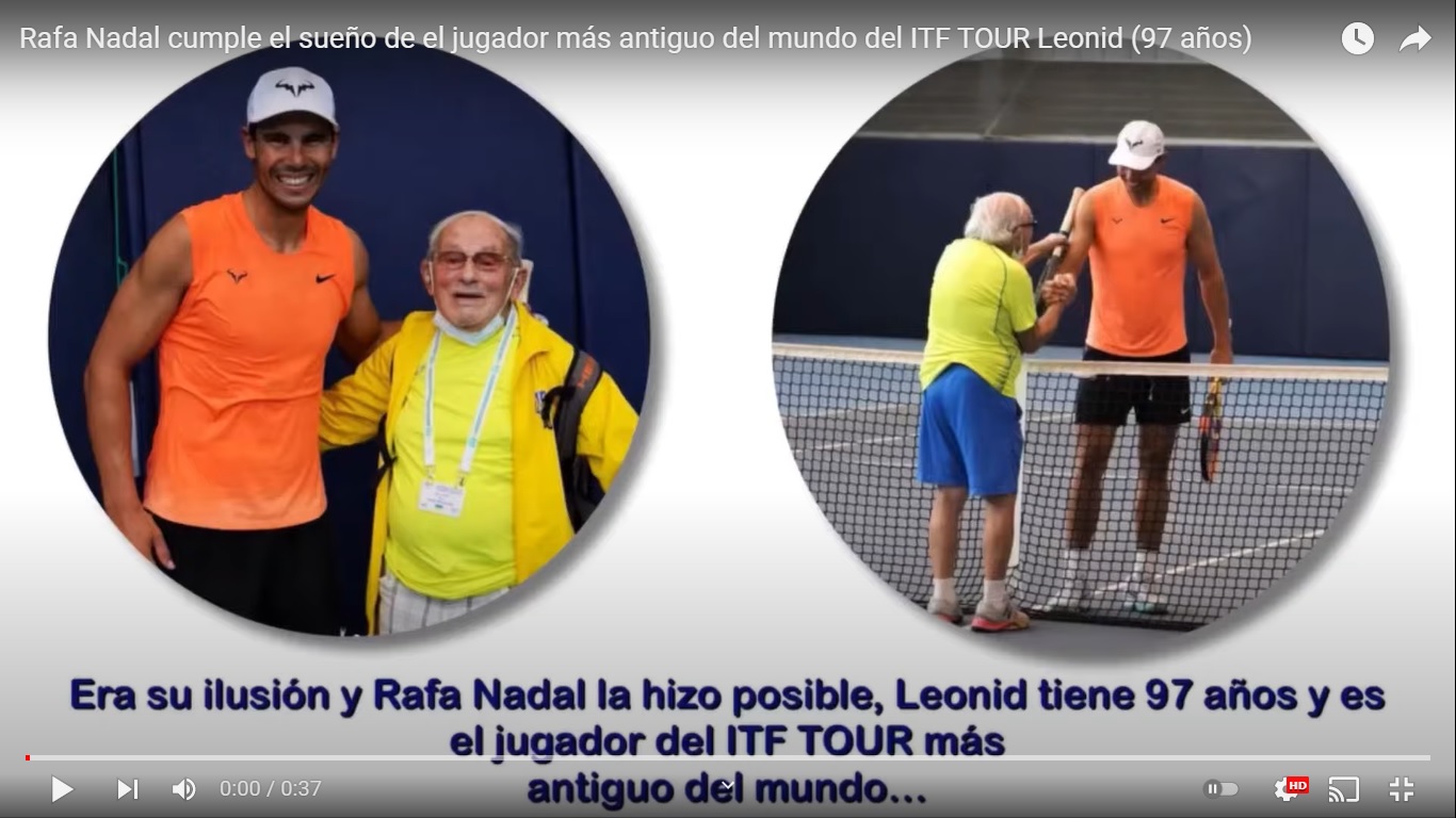 Különleges bemutatót tartott Rafael Nadal