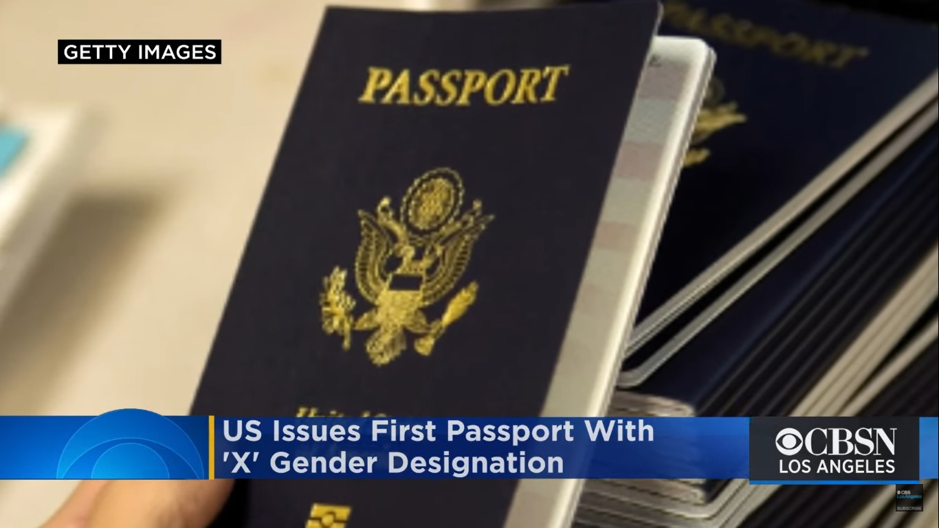 Az amerikai külügyminisztérium kibocsátotta az első, X-gender jelzésű útlevelet