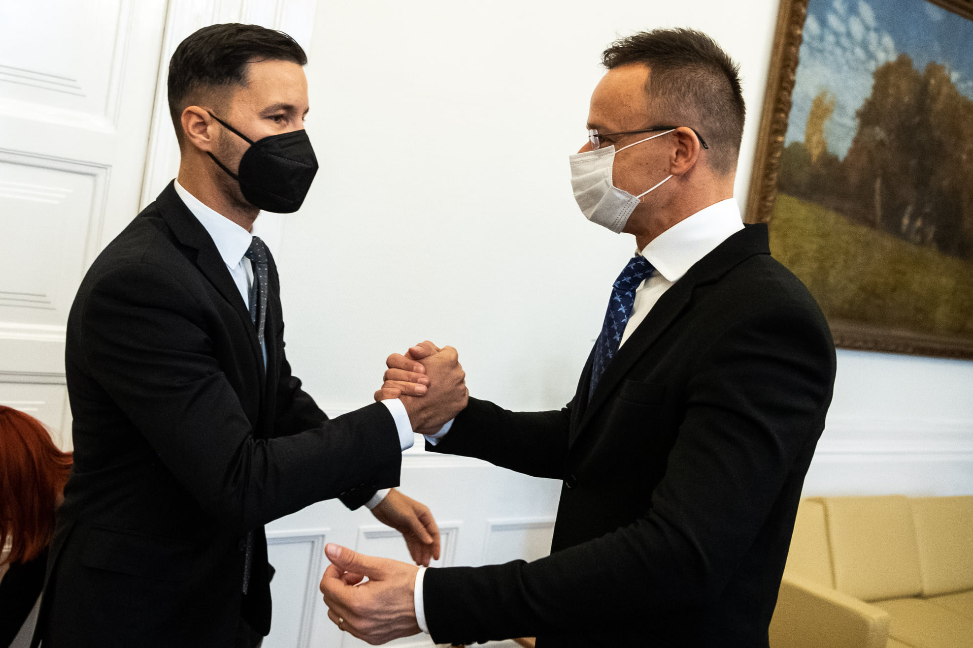Szijjártó Péter szerb kollégáját fogadta