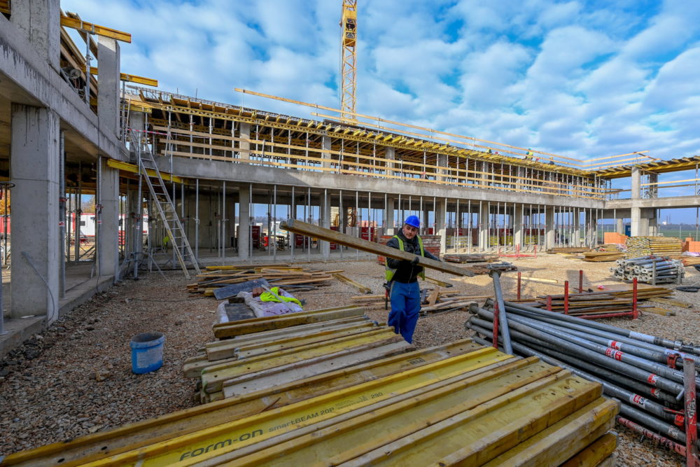 Szeptemberben is tovább bővült az építőipari termelés
