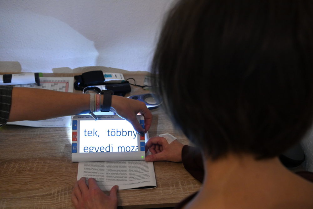 A kormány támogatja a látássérültek munkavállalását