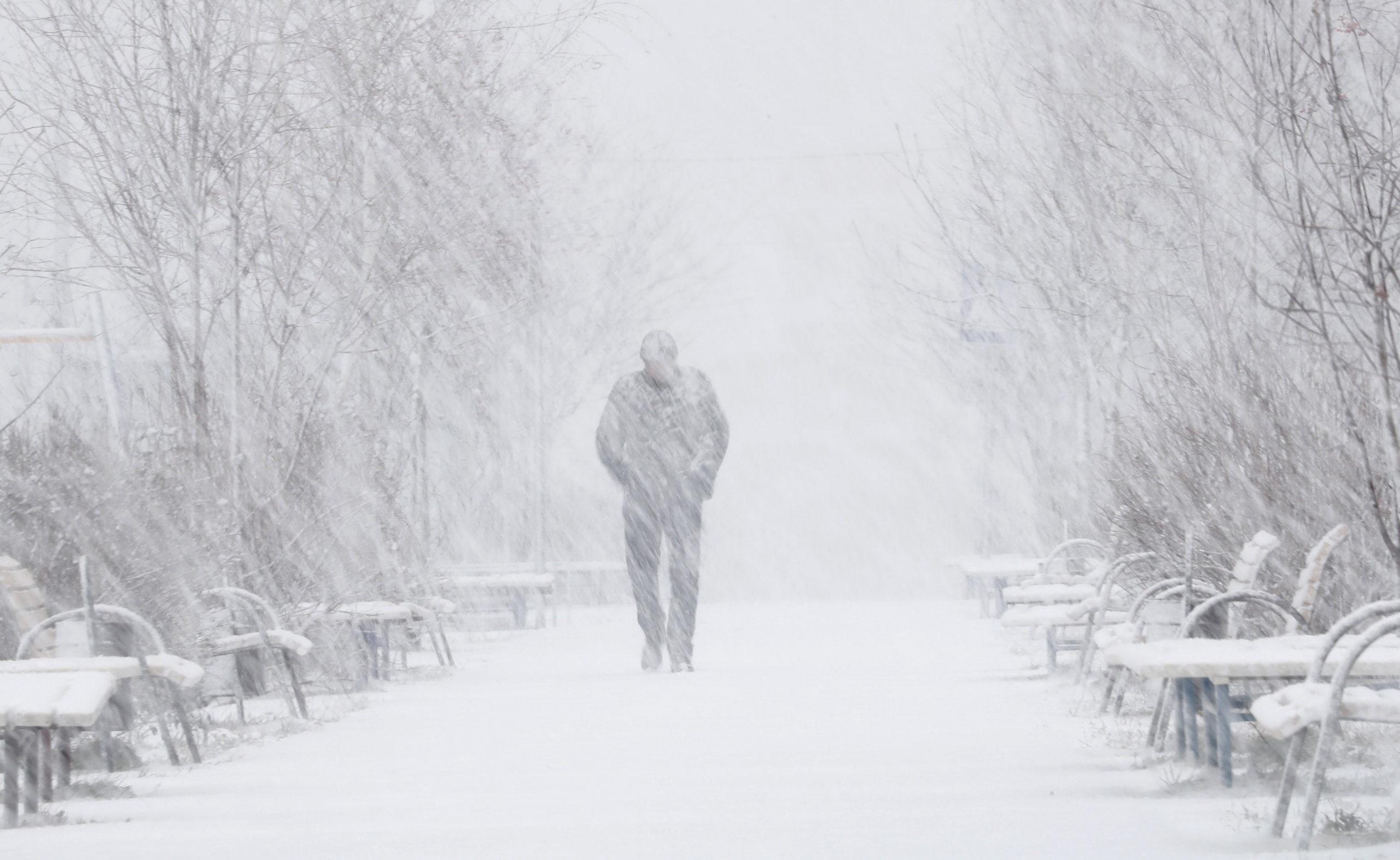 A nap képe: havazás Oroszországban