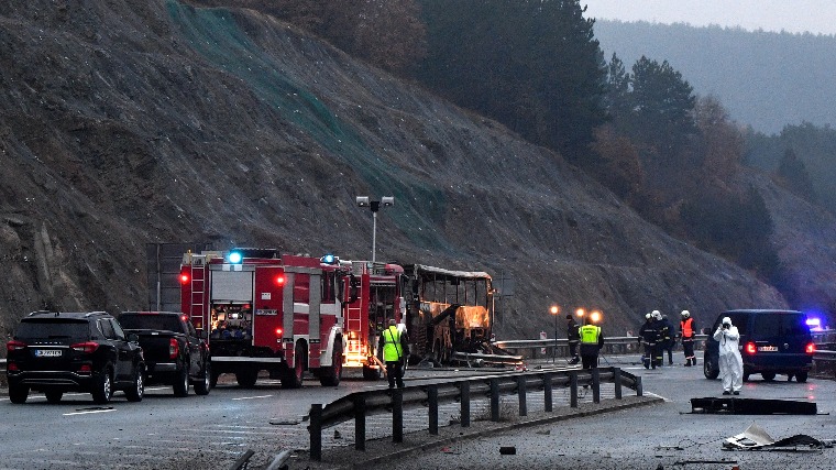 Súlyos balesetet szenvedett egy turistabusz Bulgáriában