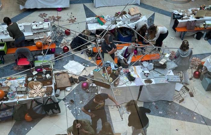 Karácsonyi dekoráció zuhant a vásárlókra Svájcban